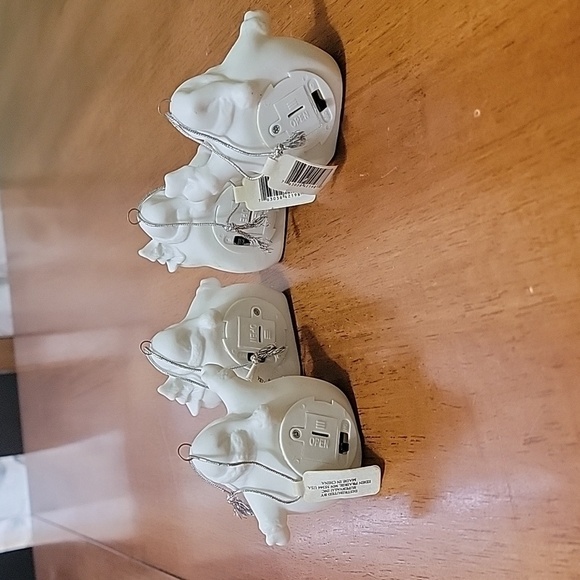 Set of 4 light up Santa ornaments - Picture 2 of 4